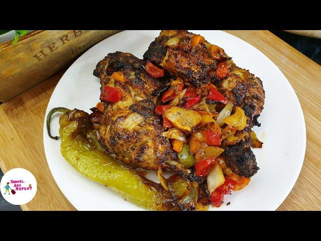 Air Fryer Recipes | Chicken Malai Tikka With Vegetables In Air Fryer | Non Fried Healthy Recipes |