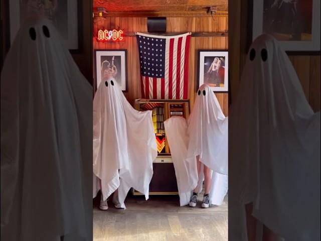 Sheet ghosts go out in New York City
