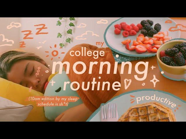 my college morning routine ･ﾟ: