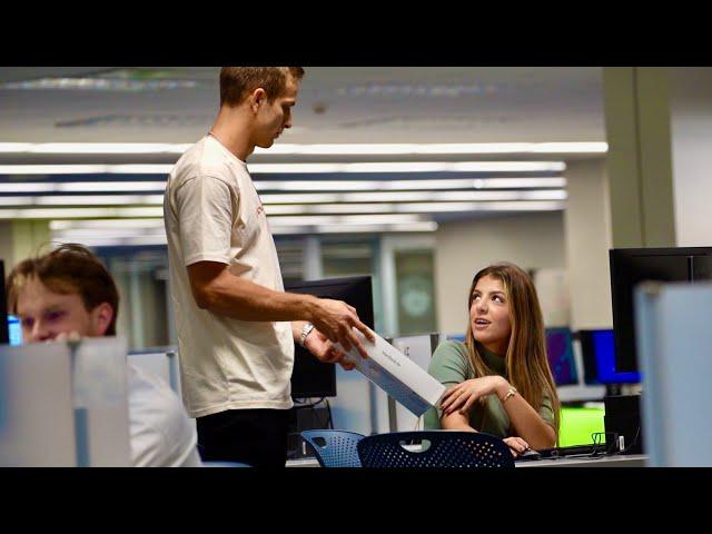 Giving Laptops to College Students in New Orleans