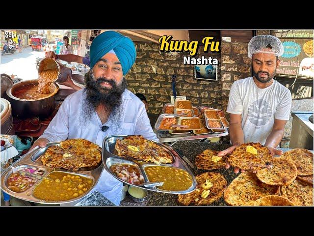 70/- Arshi ka Punjabi Karate Kulcha | Street Food India | Kung Fu Nashta