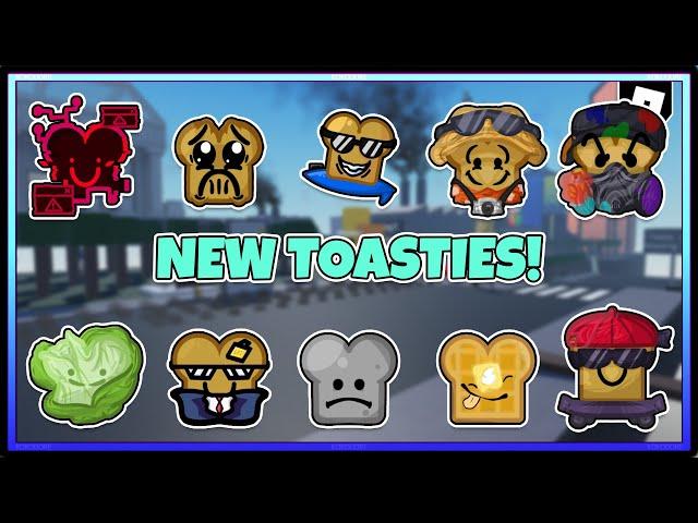 HOW TO FIND ALL 15 NEW TOASTIES in Find the Toasties | ROBLOX