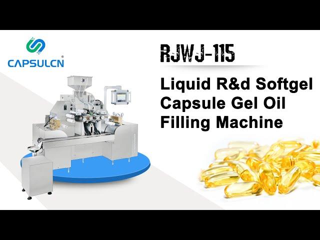 RJWJ-115 Liquid R&d Softgel Capsule Gel Oil Filling Machine