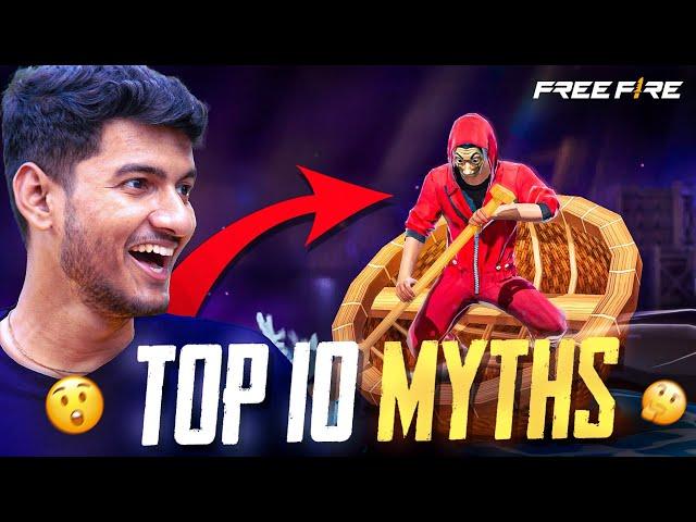 Top 10 Mythbusters in FREEFIRE Battleground | FREEFIRE Myths #281