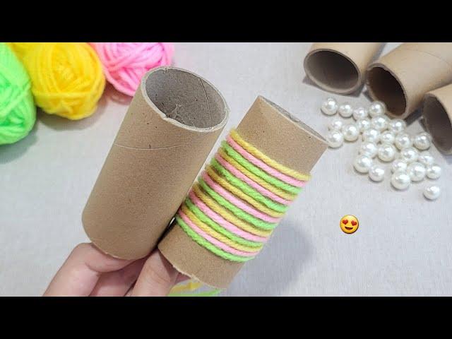 It's So Cute! Superb idea from cardboard roll that you havent seen yet! DIY Recycling craft ideas