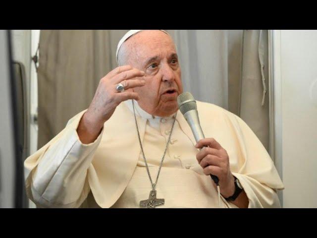 Pope Francis responds to negative reactions to some of his statements in Belgium