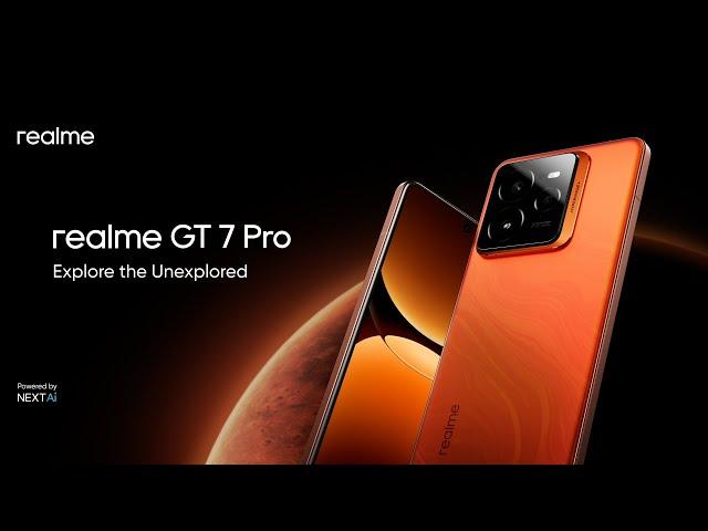 Design inspired by Mars | realme GT 7 Pro