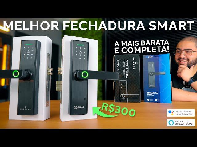 Essa é a Melhor Fechadura Smart pelo Preço! Completa por R$300! Digital + NFC + Senha!