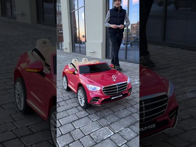 Получили новый детский электромобиль Mercedes-Benz Maybach S600. Сайт CARS-KIDS.COM