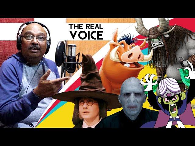 LIVE DUBBING of the man behind thousand characters | Uday Sabnis
