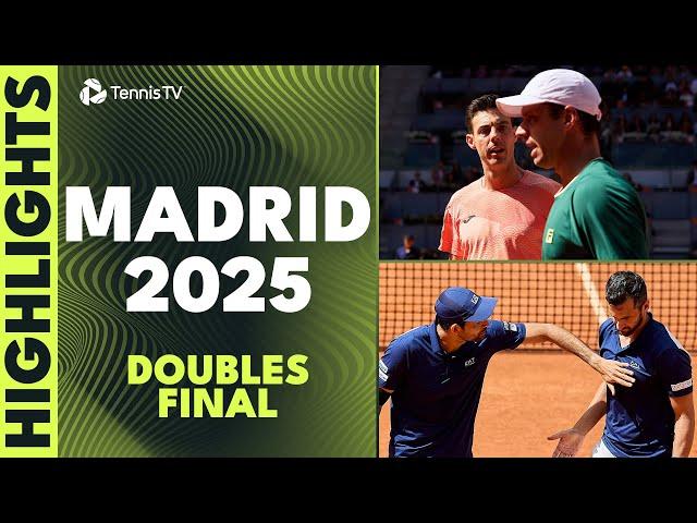 Arevalo/Pavic vs Granollers/Zeballos For The Title  | 2025 Madrid Doubles Final Highlights