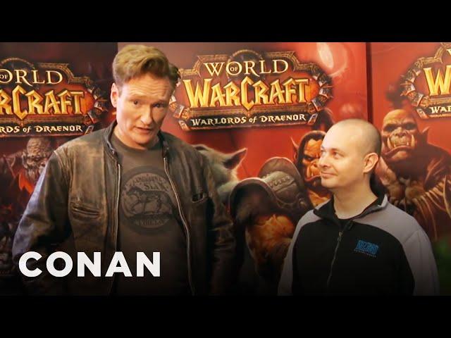 Conan Plays "World Of Warcraft" At BlizzCon '13 | CONAN on TBS