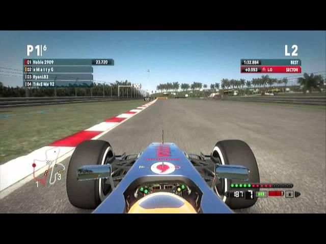 F1 2012 - Malaysia online hotlap - 1:32.728 No assists