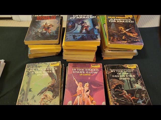 The books of Kenneth Bulmer and Lin Carter