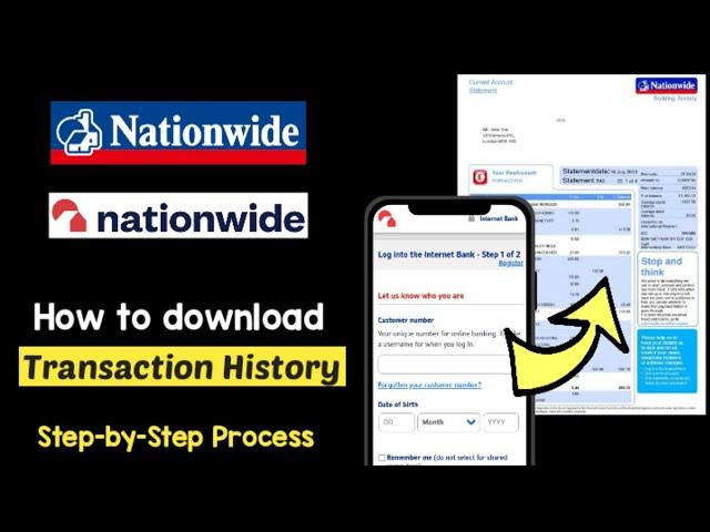 Nationwide Statement Download | Download Nationwide Bank Statement CSV/PDF | Transaction History