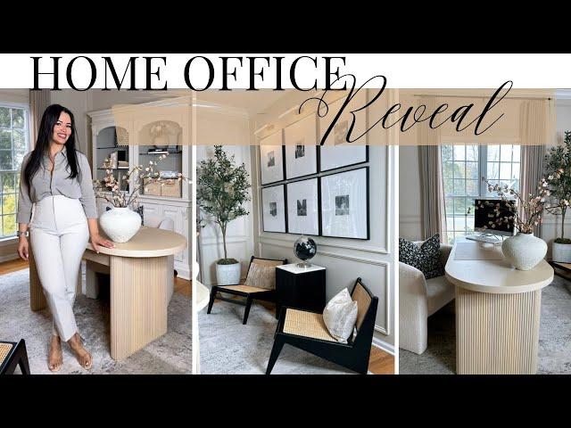 *NEW* HOME OFFICE MAKEOVER REVEAL || TRANSITIONAL MODERN DESIGN || 2024