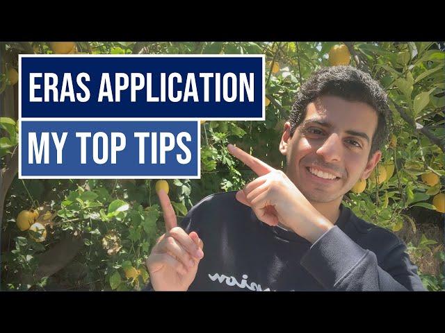 Residency Application (ERAS) Tips | How to Perfect the Residency Application (with Examples)