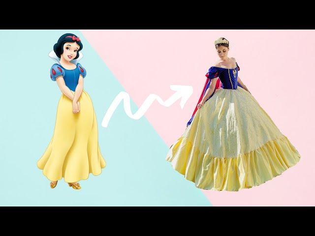 I Made Snow White's Dress as a Ballgown | Disney Princess Dress Making