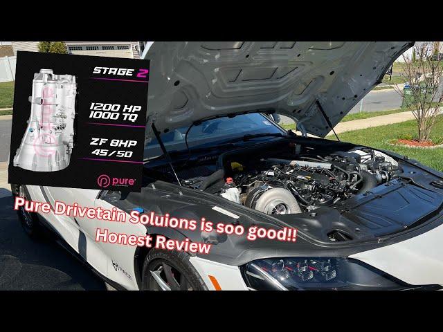 A90 Supra Pure Drivetrains Solution Stage 2 Transmission + Billet Converter Review