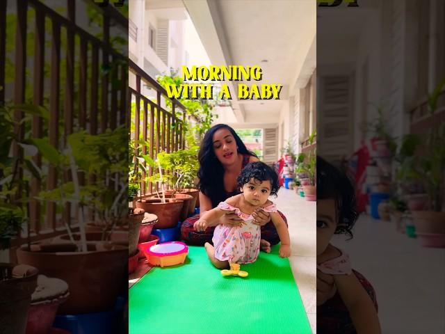 Indian Mom Realistic Morning Routine with a Baby  #shorts