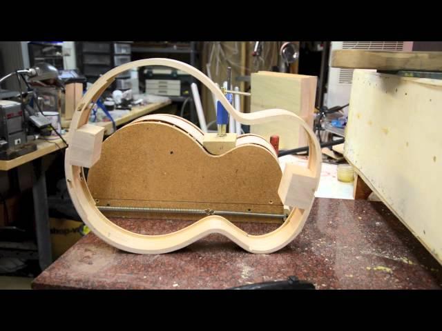 Bending Guitar Sides from my Steambox Luthier Acoustic Building Process