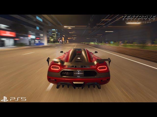 Test drive unlimited SC: Koenigsegg Agera RS '17 - Free Roam & Gameplay 'Night Rain [4KPS5]