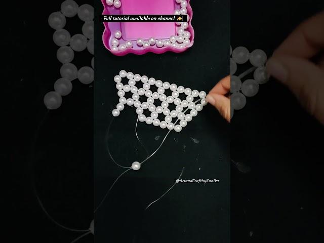 Pearl Bag Tutorial || DIY Pearl Bag #diy #handmade #tutorial #homemade #shorts #youtubeshorts