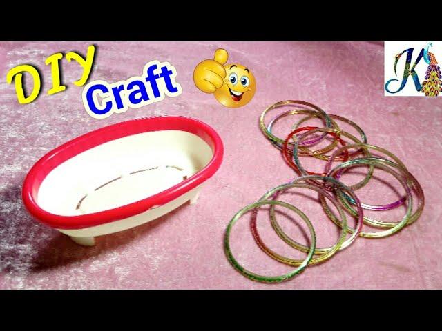 OMG!!! DIY old bangles craft idea/reuse old bangles | DIY home decor/ room decor | Handmade craft