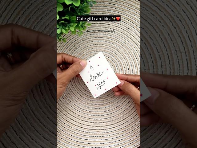 Handmade card for your loved ones | easy gift card ideas #diy #craft #handmade #giftideas #couple