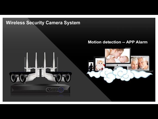 Camview Wireless Security System Motion detection -- APP Alarm