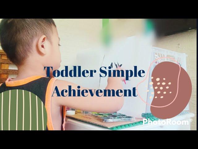 VLOG 28|A TODDLER SIMPLE ACHIEVEMENT|Toddlers Life