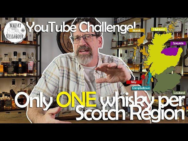 Only ONE Bottle per Scotch Whisky Region Challenge