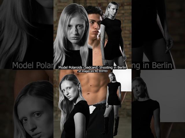 Model Polaroids (Sedcard) Shooting in Berlin #sedcard #modelpolaroids #photoshoot