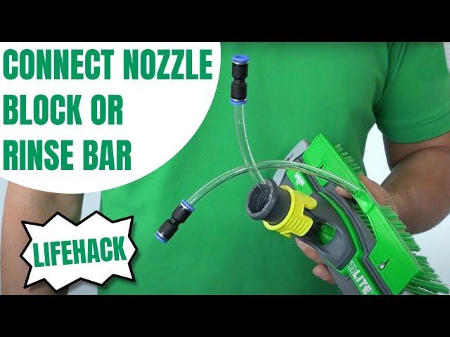 nLITE Lifehack Video – Connect nozzle block or rinse bar