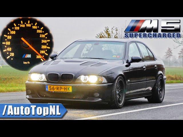 600HP BMW M5 E39 SUPERCHARGED 100-300 ACCELERATION & INSANE SOUND by AutoTopNL