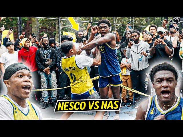 The LIVEST 1v1 Game EVER In YouTube HISTORY Got HEATED | Nas vs Nesco | Nesquik Creator Court