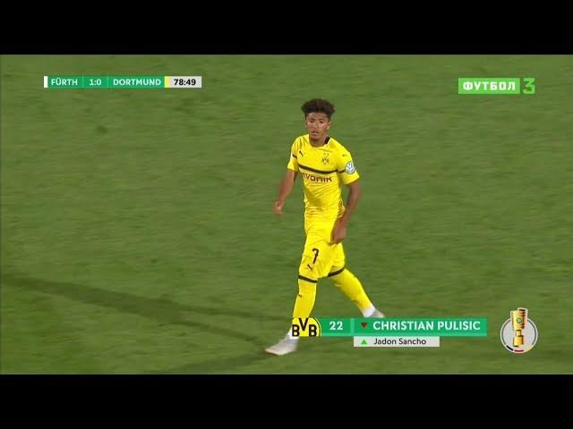 Jadon Sancho vs Greuther Fürth (Away) 18-19 HD 720p