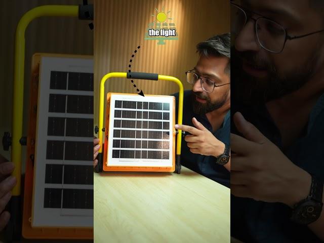 Solar Emergency Floodlight That Works Even During Blackouts! #shorts