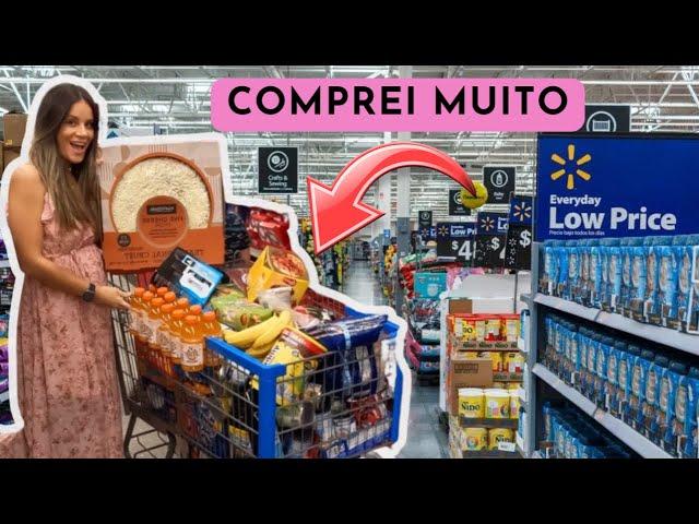 QUANTO EU GASTO FAZENDO COMPRAS NO WALMART DA FLÓRIDA? | Bruna Danielle