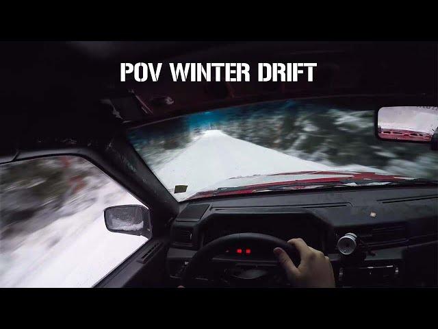 Volvo 940 *GoPro POV* Winter/Street Drift The Swedish Way