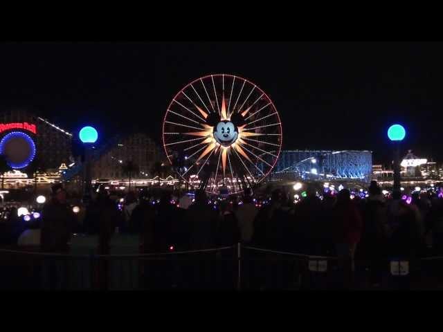 2013 DCA New Years Eve Count down at World of Color, Jan 1st HD 1080