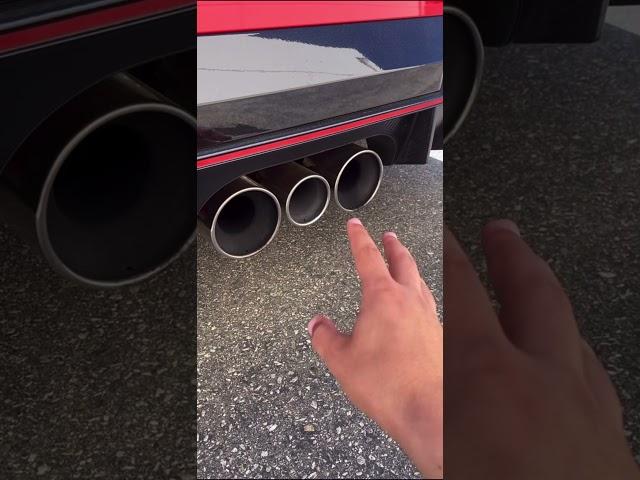 Why the Civic Type R has THREE Exhaust Tips?!