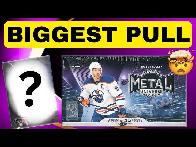 BEST PULL EVER?!! THIS CARD HAD ME SHAKING! 2023-24 UPPER DECK SKYBOX METAL UNIVERSE BOX BREAK