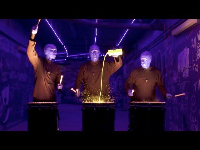 Blue Man Group EPIC Paint Drumming Music Video  