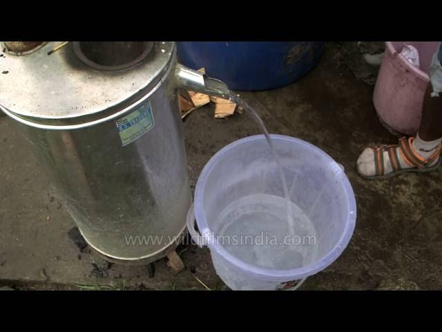 Instant water heater using pine wood : Himalayan appropriate technology