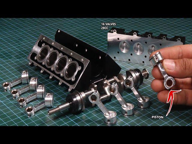 Smallest V8 Engine (Assemle and Running)