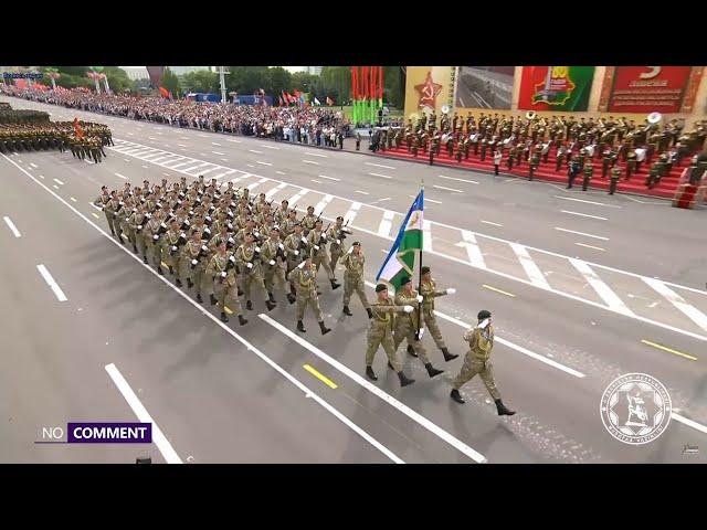 O‘zbekiston harbiylar Belarusda tashkil etilgan harbiy paradda ishtirok etdi