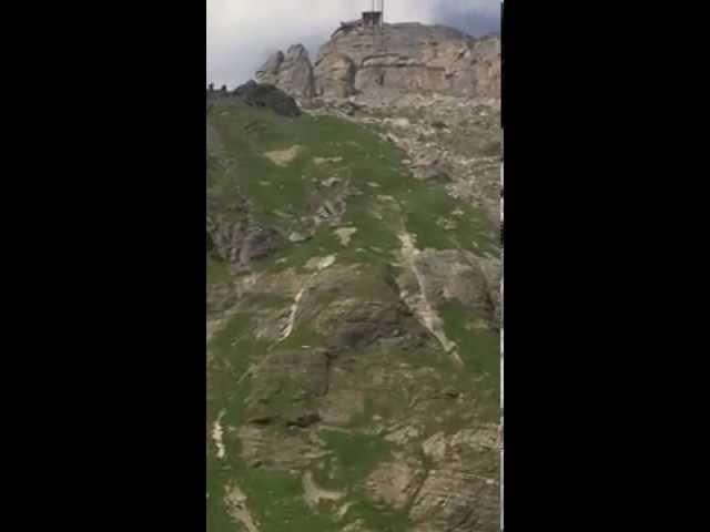 Cable car ride to mount Schilthorn