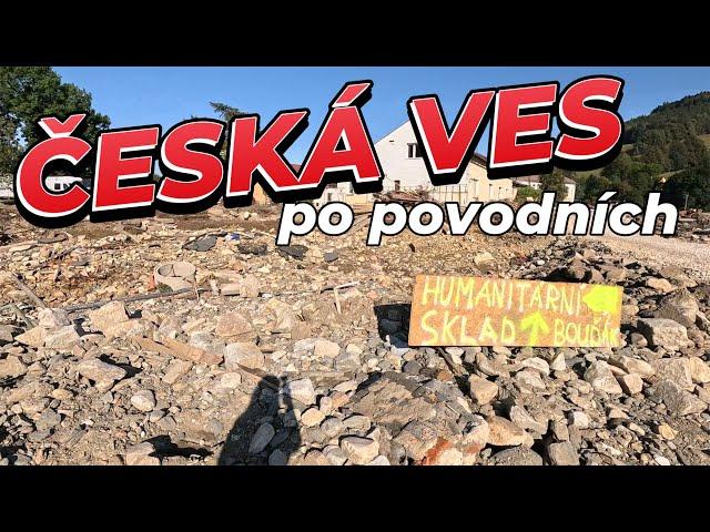 Povodně v Jeseníku (20. 9. 2024) | Následky v obci Česká Ves