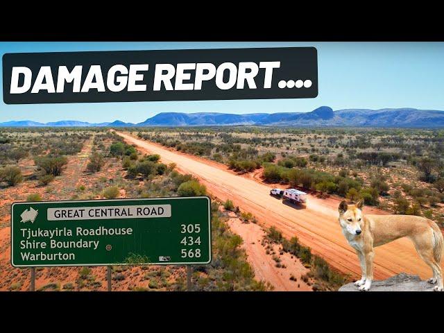 GREAT CENTRAL ROAD || 1100km OF CORRUGATIONS IN A FAMILY CARAVAN | SURROUNDED BY DINGOS & CAMELS